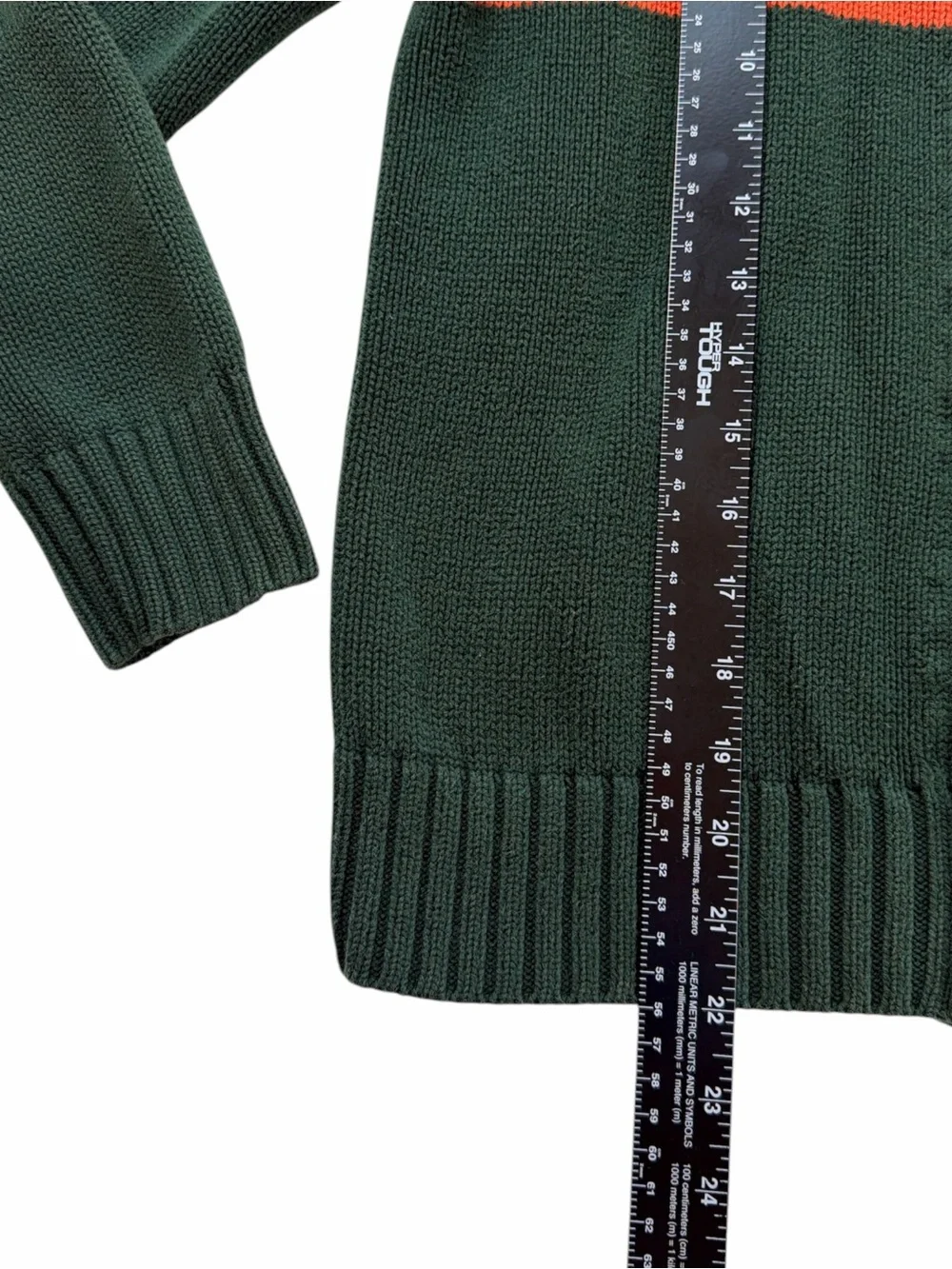 Polo by Ralph Lauren Chest Rugby Patch Zip-Up Kids Sweater Knit Jacket Size M